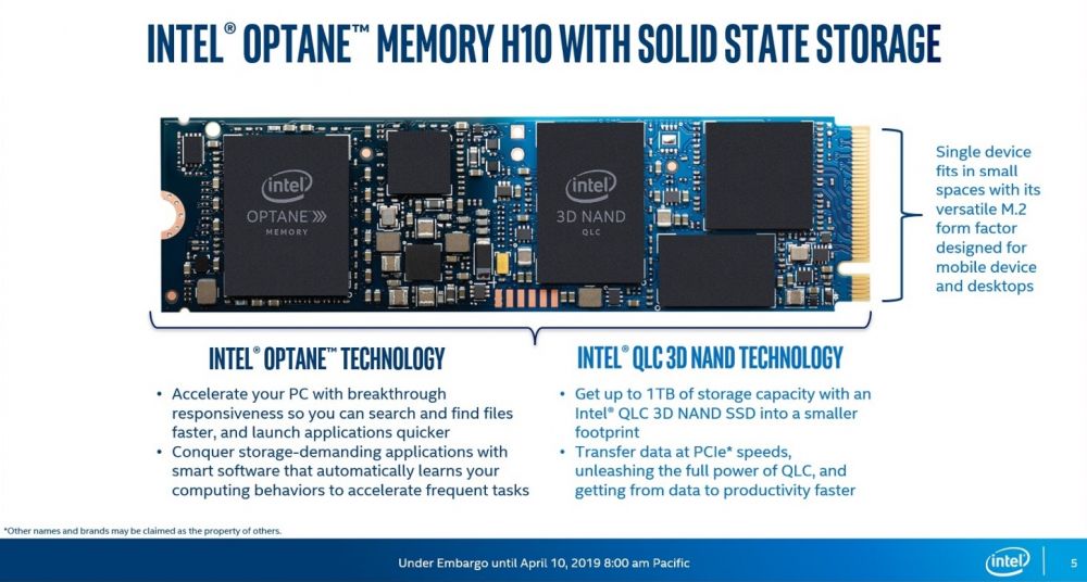 intel optaneh10 1a