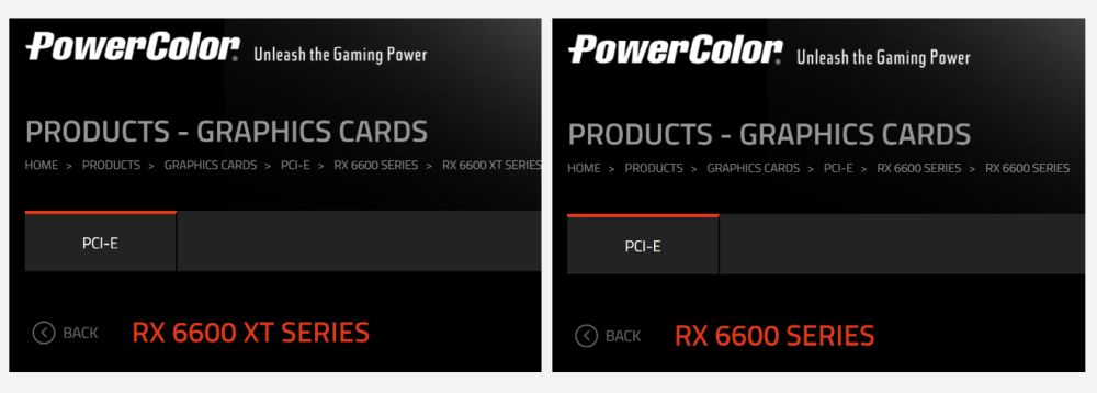 powercolor rx6600series 1