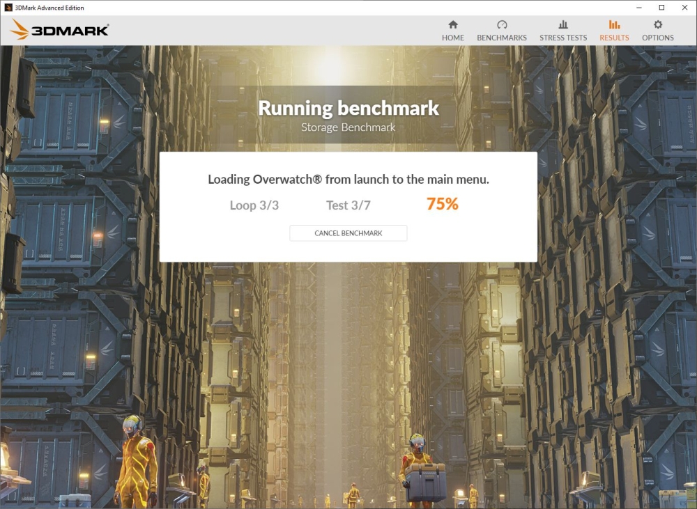 3dmark storage benchmark details screen