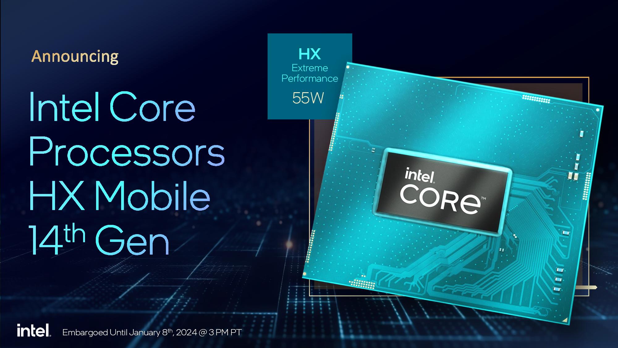 intel 14thgencoreHXseries 8