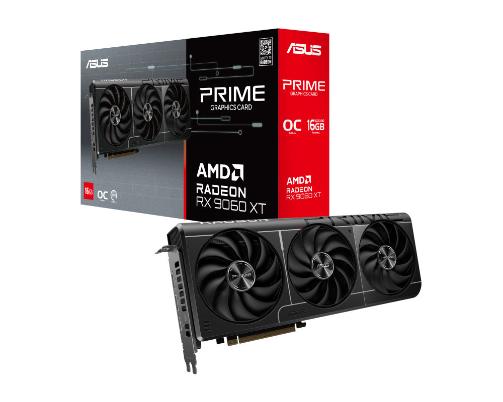 ASUS Prime Radeon RX 9060 XT 16GB GDDR6 OC Edition