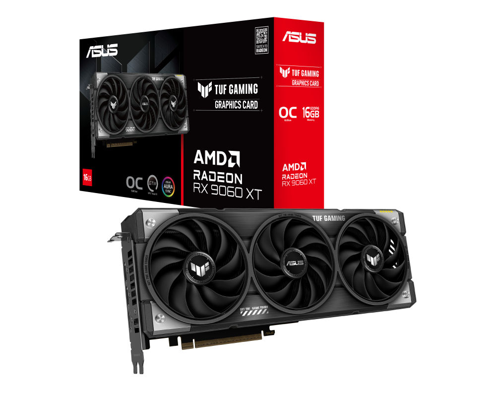ASUS TUF Gaming Radeon RX 9060 XT 16GB GDDR6 OC Edition
