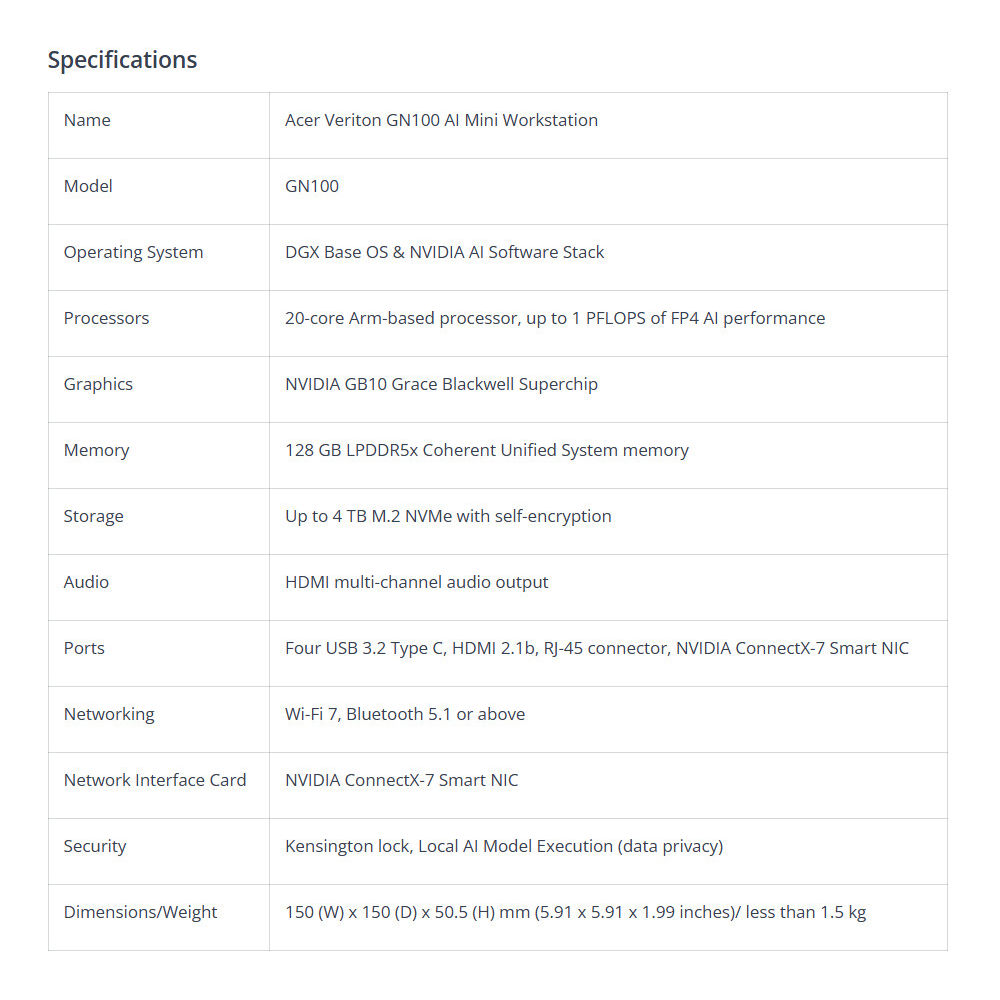acer veritongn100 3