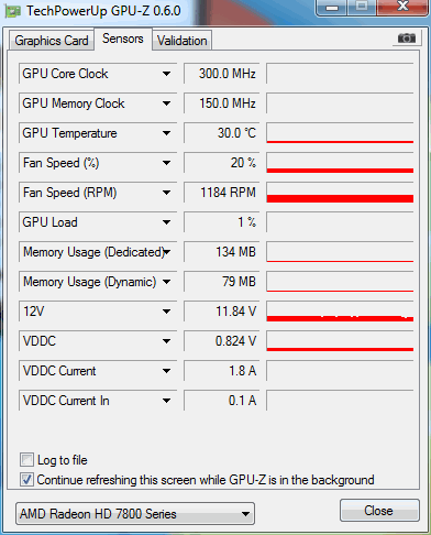 temp idle