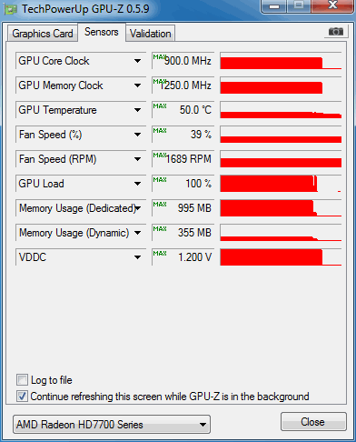 7750 XFX DD OC CRYSIS 2 TEMP