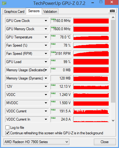 hd 7970 13Series load gpuz OC