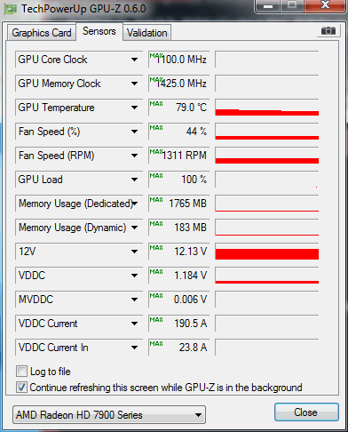 vortexii load metro power consumption