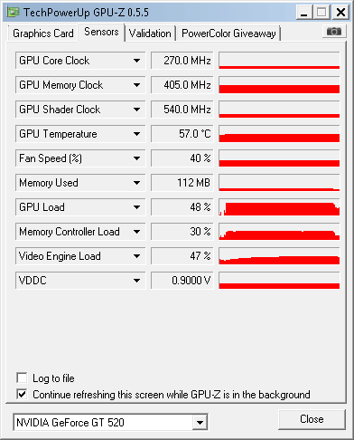 gainward silentfx gpuz max temp 1080p