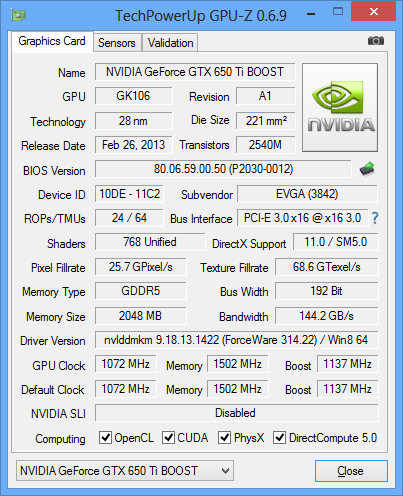 650 ti boost superclocked