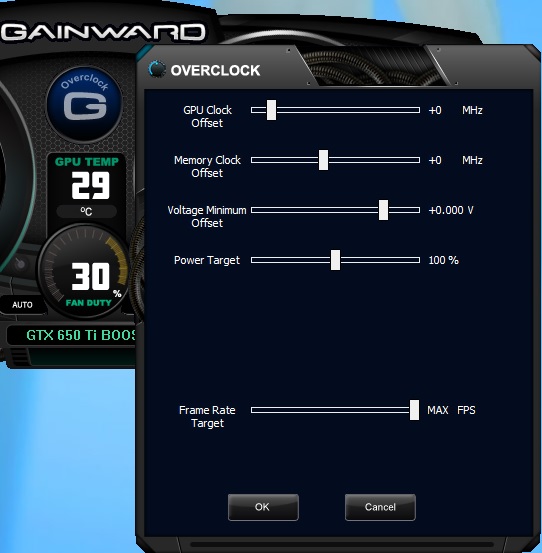 EXPERTOOL OC 650 Ti Boost Gainward GS