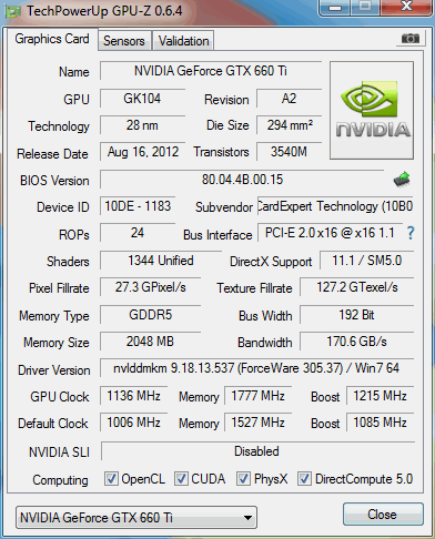 gpuz oc phantom 660 ti