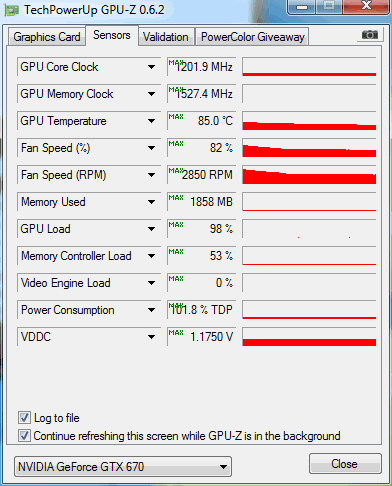 gpu1 temp load