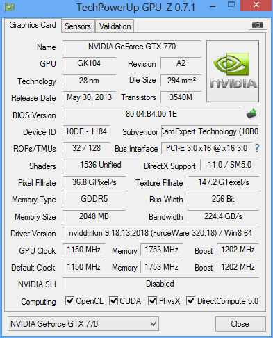 gtx 770 gw gpuz