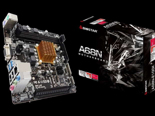 Biostar releases A68N-2100K SoC motherboard