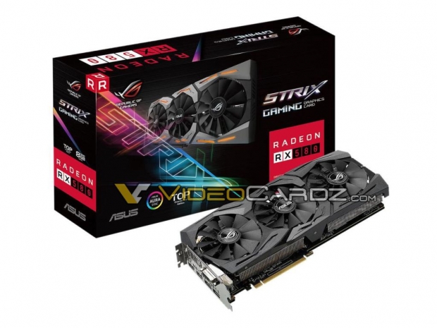 Asus RX 580 Strix TOP smiles for camera