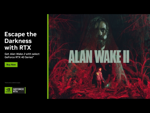 Nvidia bundles Alan Wake 2 with its RTX 40 series graphics cards