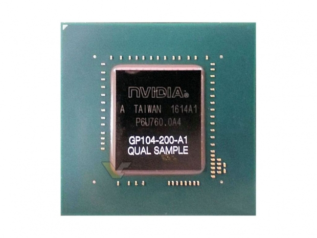 Nvidia GTX 1070 GP104-200 Pascal ASIC pictured