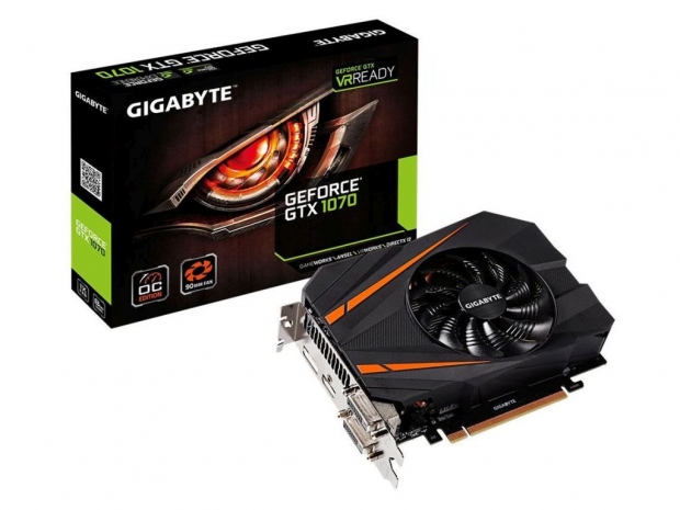 Gigabyte makes a shorter GTX 1070 with factory-overclock