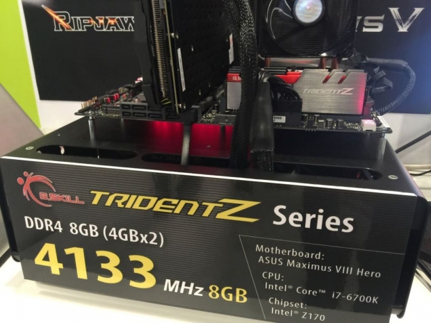 G.Skill shows DDR4 4266MHz memory at IDF 2015