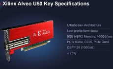 Xilinx Alveo U50 adaptable compute is out