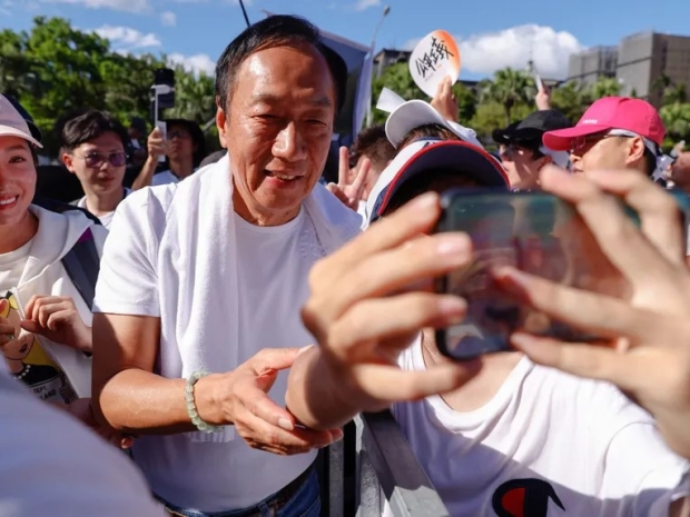 Terry Gou enters presidential race