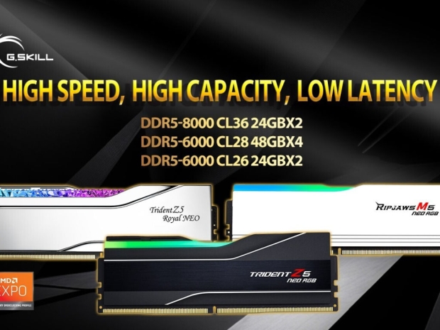 G.Skill announces new DDR5 memory kits for AMD platform