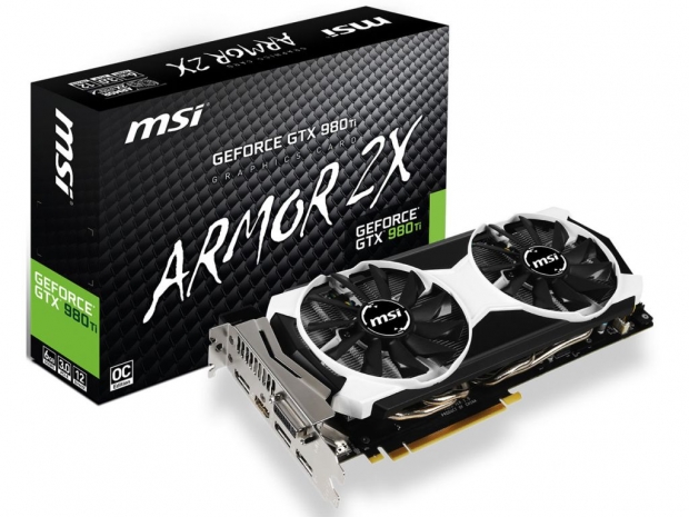 MSI announces new GTX 980 Ti Armor2X graphics card