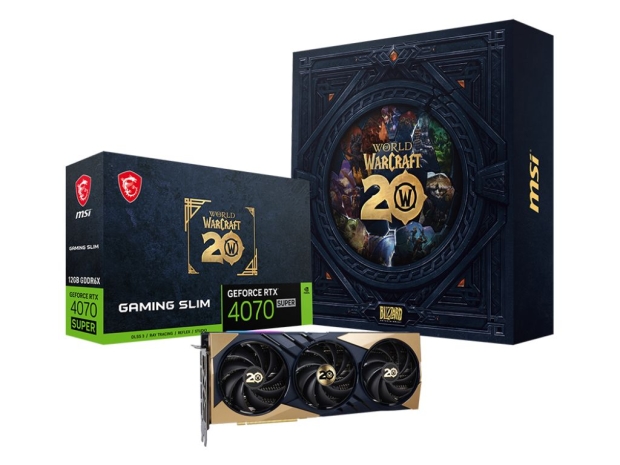 MSI partners up with Blizzard for Limited Edition RTX 4070 SUPER Gaming Slim graphics card