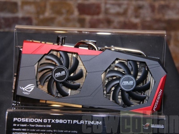 Asus shows three new custom GTX 980 Ti graphics cards