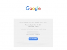 Google sends out invites for September 29 event