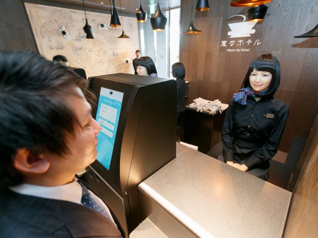 Robot hotel fires half its robot staff